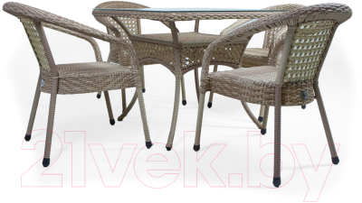 Комплект садовой мебели AIKO Deco 7035П квадратный- фото5