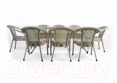 Комплект садовой мебели AIKO Deco 7035П прямоугольный- фото2