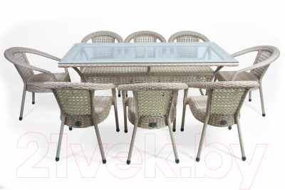 Комплект садовой мебели AIKO Deco 7035П прямоугольный- фото3