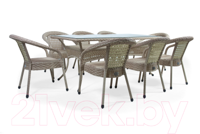 Комплект садовой мебели AIKO Deco 7035П прямоугольный- фото4