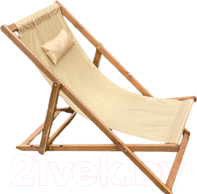 Кресло-шезлонг складное Dyatel с сиденьем из ткани- фото