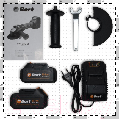 Угловая шлифовальная машина Bort BWS-20Li-SR- фото10