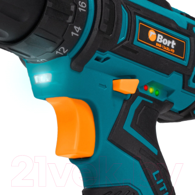 Аккумуляторная дрель-шуруповерт Bort BAB-12x2Li-FD (93413151)- фото5