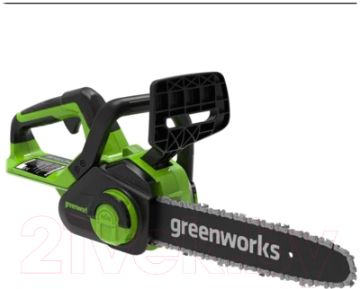 Электропила цепная Greenworks G24CS25K4 24V 25см / 2007707UB- фото2