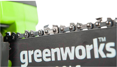 Электропила цепная Greenworks G24CS25K4 24V 25см / 2007707UB- фото3