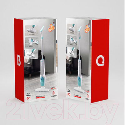 Пароочиститель BQ SM1001 (белый/зеленый)- фото8