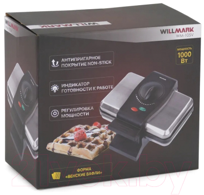 Вафельница Willmark WM-105V- фото8