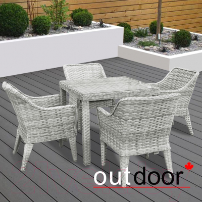 Комплект садовой мебели OUTDOOR Фиджи OUT-0009 Узкое плетение- фото2