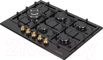 Газовая варочная панель Maunfeld EGHE.75.33CB.R/G- фото5