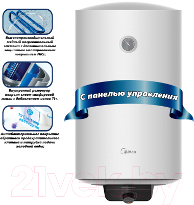 Накопительный водонагреватель Midea MWH-8015-CEM- фото2
