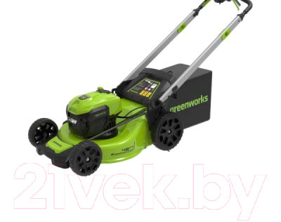 Газонокосилка электрическая Greenworks GD40LM48SPK4 / 2517407UB- фото2