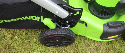 Газонокосилка электрическая Greenworks GD40LM48SPK4 / 2517407UB- фото9
