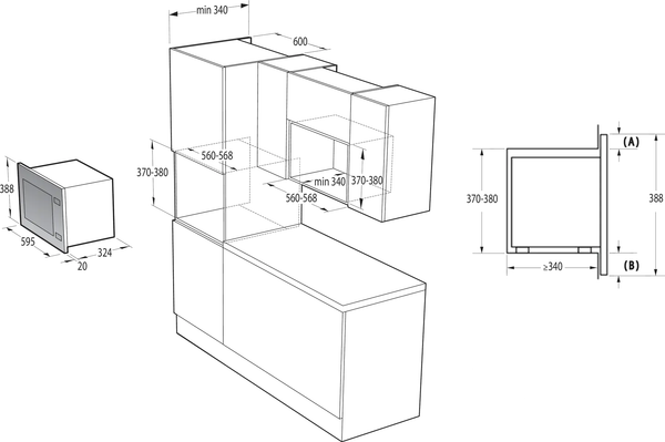 Микроволновая печь Gorenje BM201EG1BG- фото9