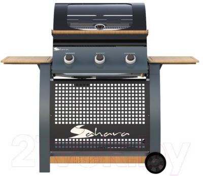 Газовый гриль Sahara 3 Burner Oak BBQ / S350EW-ST- фото
