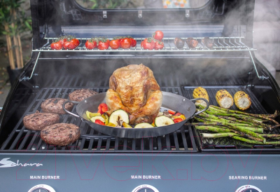 Газовый гриль Sahara 3 Burner Oak BBQ / S350EW-ST- фото9