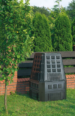Компостер Prosperplast Evogreen IKEV850C-S411 (черный)- фото5