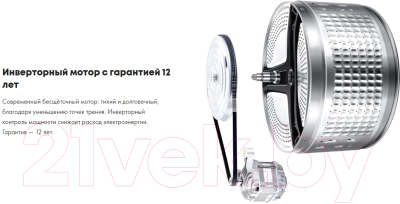 Стиральная машина Haier HW65-BP129301A- фото6