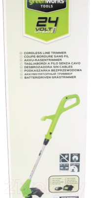 Триммер аккумуляторный Greenworks G24LT30K4 24V 30.5см / 2110407UB- фото8