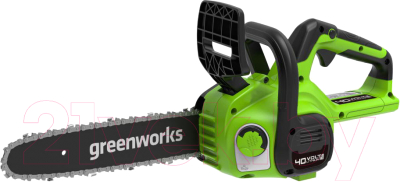 Электропила цепная Greenworks G40CS30IIK2 40V 30см / 2007807UA- фото