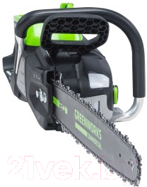 Электропила цепная Greenworks GD82CS51 бесщеточная 82V 51см / 2008307- фото4
