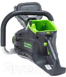 Электропила цепная Greenworks GD82CS51 бесщеточная 82V 51см / 2008307- фото6