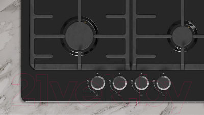 Газовая варочная панель Haier HHX-M64CWB- фото4