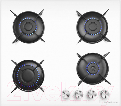 Газовая варочная панель HOMSair HGG641EWH- фото2