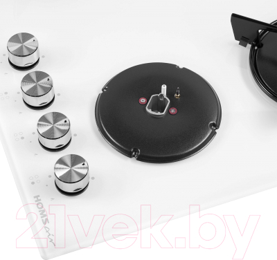 Газовая варочная панель HOMSair HGG641EWH- фото7