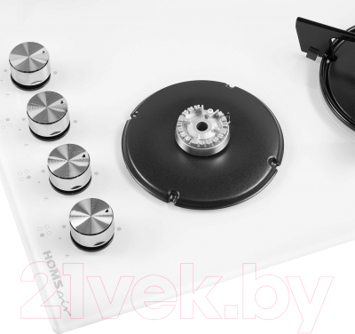 Газовая варочная панель HOMSair HGG641EWH- фото8