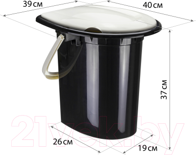 Ведро-туалет Idea М2459- фото5