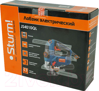 Электролобзик Sturm! JS4010QL- фото6