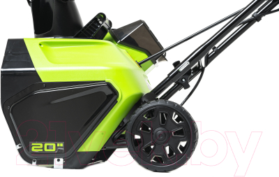Снегоуборщик аккумуляторный Greenworks GD60PST 60V / 2602907- фото3