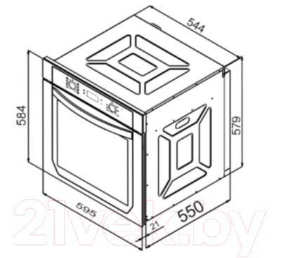 Электрический духовой шкаф Schtoff Decor 1100- фото4