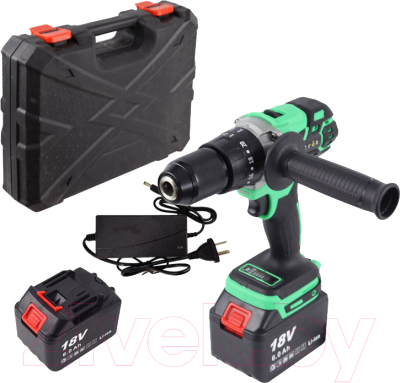 Аккумуляторная дрель-шуруповерт Zitrek Green Impact 18V / 063-4046- фото2