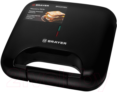 Сэндвичница Brayer BR2203BK- фото