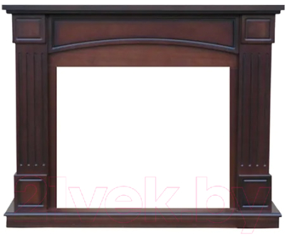 Каминокомплект Смолком Boston MB/JUP/SYM26/D28 + Moonblaze Deluxe-s BL LT (махагон коричневый антик)- фото2
