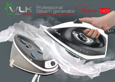 Утюг с парогенератором VLK Vesuvio 5400 (черный/белый)- фото10