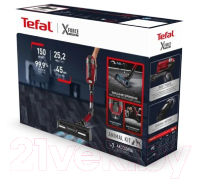 Вертикальный пылесос Tefal TY98A9WO- фото3