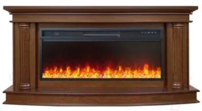 Каминокомплект Смолком Deli V42 + Vision 42 LED (дуб антик)- фото