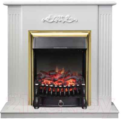 Каминокомплект Смолком Capri + Fobos FXM Brass BLT-999B-5M(BR) 