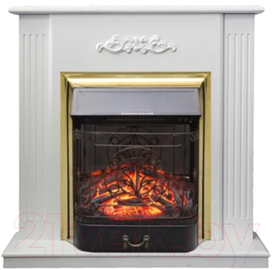 Каминокомплект Смолком Capri + Majestic FXM Brass BLT-999А-3M(BR) 