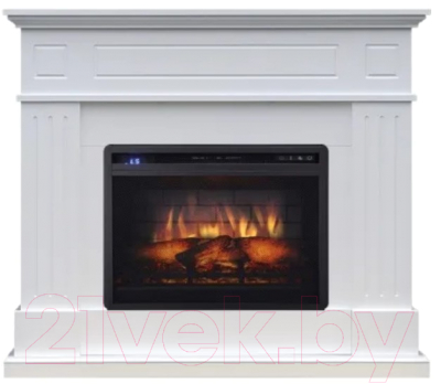 Каминокомплект Смолком Lauritz V23 + Vision 23 EF LED 3D FX (бьянко белый)