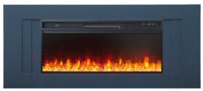 Каминокомплект Смолком Line V42 + Vision 42 LED (черный)- фото