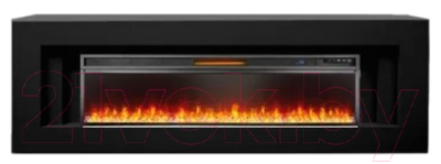 Каминокомплект Смолком Line V60 + Vision 60 LED (черный)