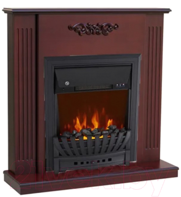 Каминокомплект Смолком Lumsden + Aspen Black (махагон коричневый антик)