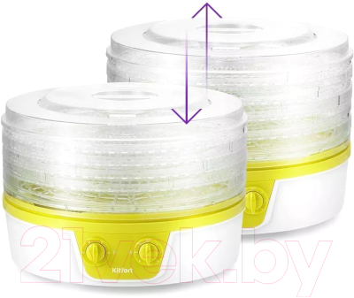 Сушилка для овощей и фруктов Kitfort KT-1935-2- фото4