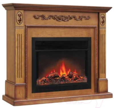 Каминокомплект Смолком Soho MB/JUP/SYM26 + Moonblaze Deluxe-s BL LT (дуб антик)- фото