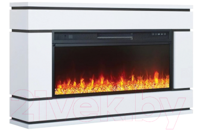 Каминокомплект Смолком Valerie V42 Vision + 42 LED (бьянко белый)- фото2