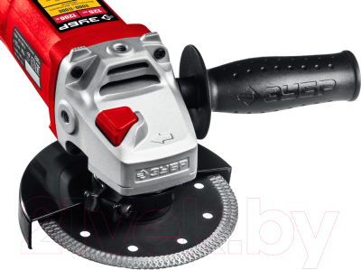 Угловая шлифовальная машина Зубр УШМ-125-1205 Э- фото2