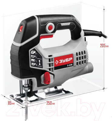 Электролобзик Зубр Л-570- фото9